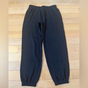Lazy Pants Black Jogger Cinch Sweatpants Womens Size Small